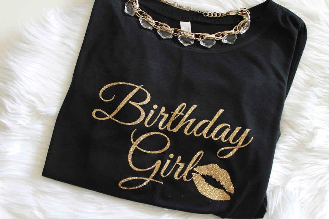 Birthday girl shirt womens sale