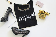 Bella Engaged off the shoulder shirt - Flat Lay