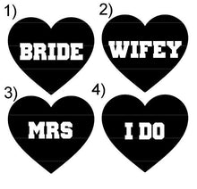 I DO Bride Hoodie Title Options
